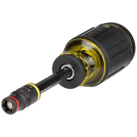 Klein Tools 32308HD, 12-in-1 Impact Rated Stubby Driver Set with Flip Sockets