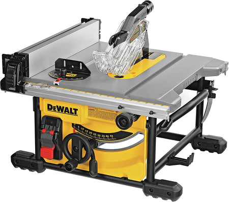 DEWALT DWE7485, 8-1/4'' Job Site Table Saw (24-1/2'' Rip Capacity