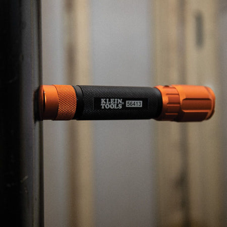 Klein Tools 56413, Rechargeable 2-Color LED Flashlight with Holster