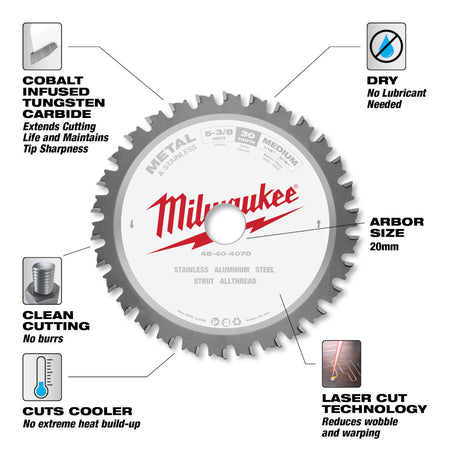 Milwaukee 48-40-1038, 10-1/4" 28T Framing Circular Saw Blade