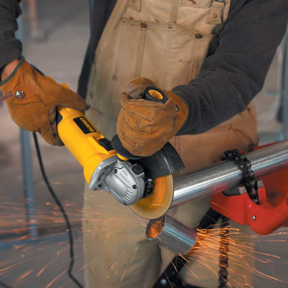 DEWALT D28140, 5'' (125 mm) / 6'' (150 mm) High Performance Cut-Off/Grinder with Slide Switch