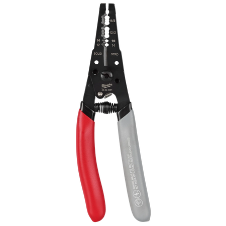 Milwaukee 48-22-3081, 12/2 & 14/2 NM Dipped Grip Wire Stripper & Cutter