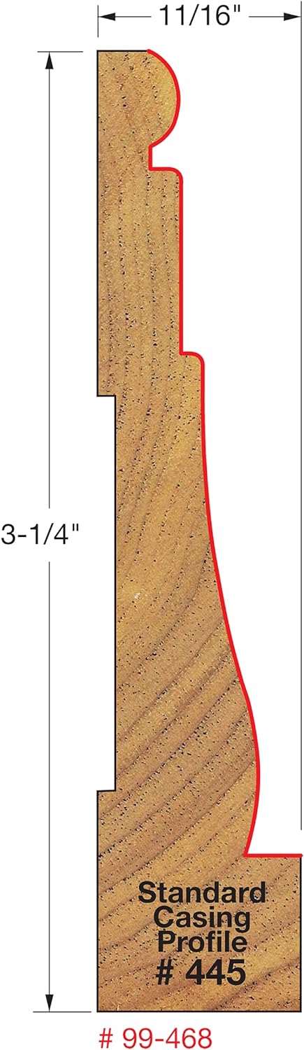 Freud 99-468, Door and Window Casing Router Bit 1/2 Inch Shank