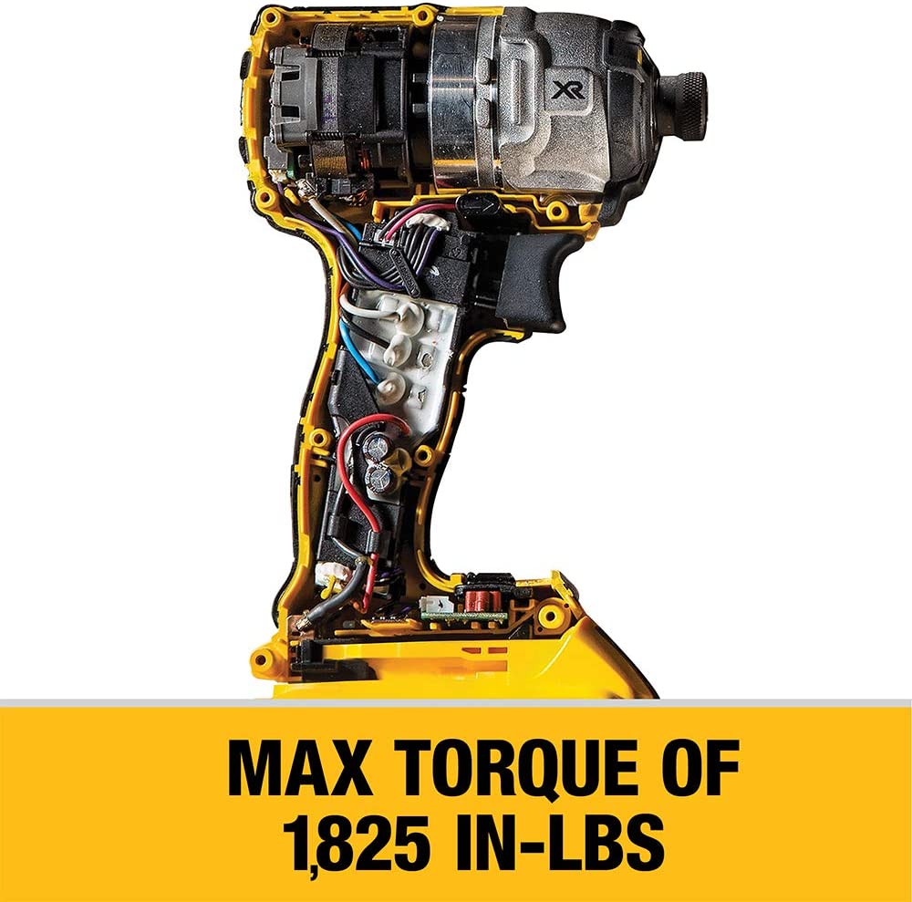 DEWALT DCF887D2, 20V MAX XR 1/4'' 3-Speed Impact Driver Kit (2.0Ah)