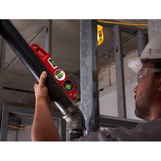 Milwaukee 48-22-5210, 10" Die cast Torpedo Level with 360 Degree Locking Vial