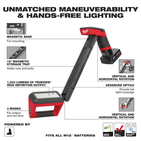Milwaukee 2126-21XC, M12 Underbody Light Kit