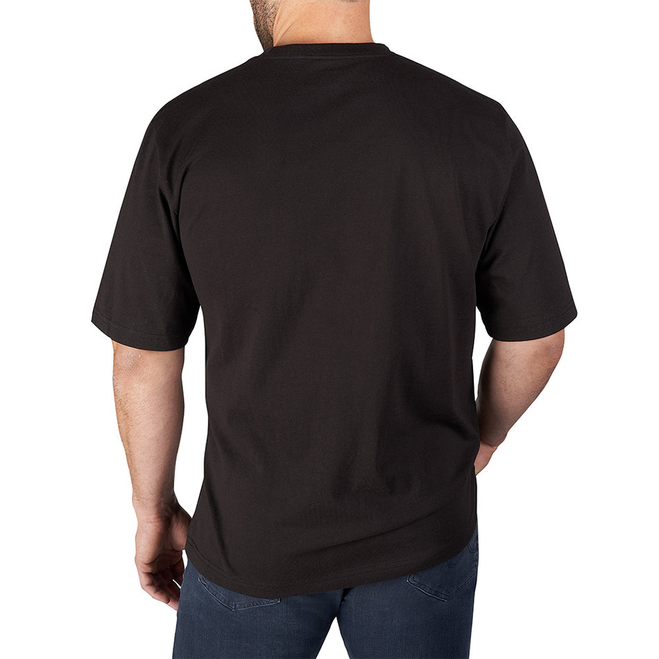Milwaukee 601B, HEAVY DUTY POCKET TEE SHIRT (BLACK)