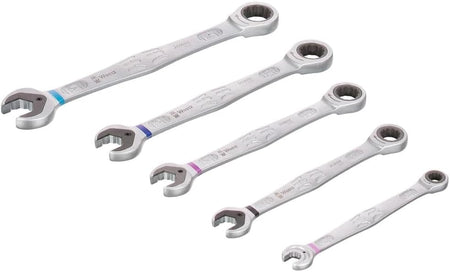 Wera 05020013001, 6000 JOKER 11 SET 1 SET OF RATCHETING COMBINATION WRENCHES, 11 PIECES