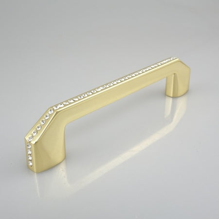 Eurofit H-68142-192GL, Handle, 192mm, Gold/Crystal (VIVID)
