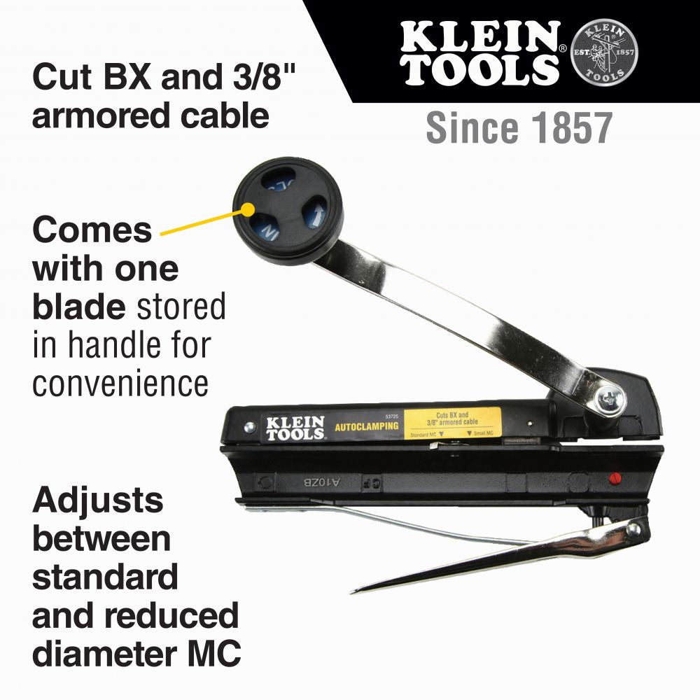 Klein Tools 53725, Armored and BX Cable Cutter