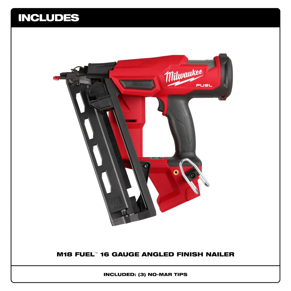 Milwaukee 2841-20, M18 FUEL 16 Gauge Angled Finish Nailer
