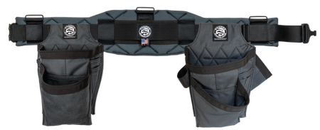 Badger Tool Belts 462010 Trimmer Set - Gunmetal Grey XL