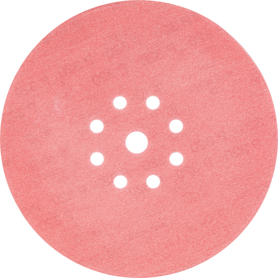 Makita B-68579, 9" Drywall Sanding Disc Hook & Loop 9 Holes 320 Grit (25/Pack)