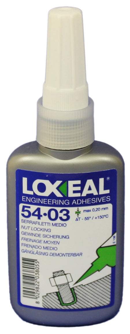 Loxeal 54-03, thread locking blue, medium 50 ml