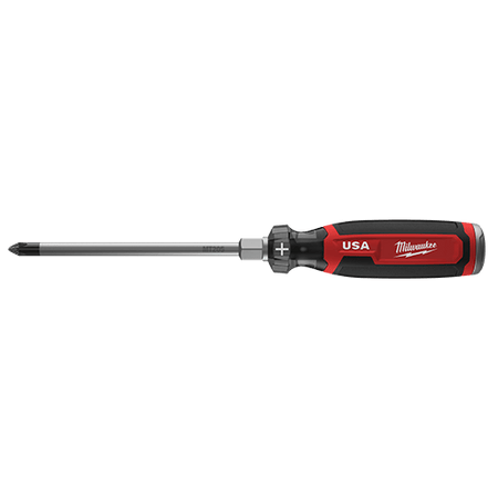 Milwaukee MT205, #2 Phillips 6" Cushion Grip Demolition Screwdriver (USA)