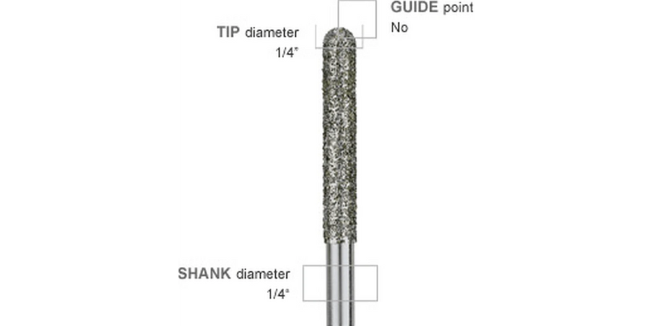 RotoZip XB-FTC1, Floor Tile and Counter Bit 1/4" Diamond Grit