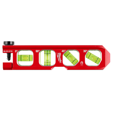 Milwaukee  48-22-5110, 6.5” Pipe Lock Billet Torpedo Level