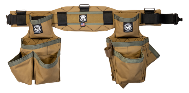 Badger Tool Belts 461020 Carpenter Set - Sawdust Sage L