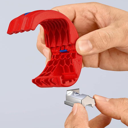 Knipex 90 22 10 BKA,  BiX Cutters for plastic pipes and sealing sleeves