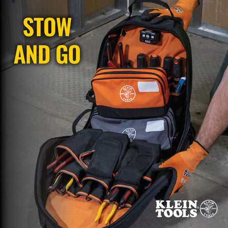 Klein Tools 55579, Double Zipper Tool Bag, 2-Pack