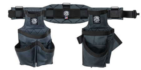 Badger Tool Belts 461010 Carpenter Set - Gunmetal Grey L