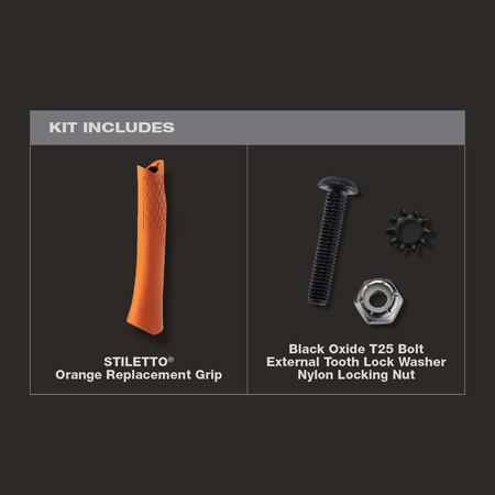 Stiletto TBRG-O, STILETTO® Orange Replacement Grip