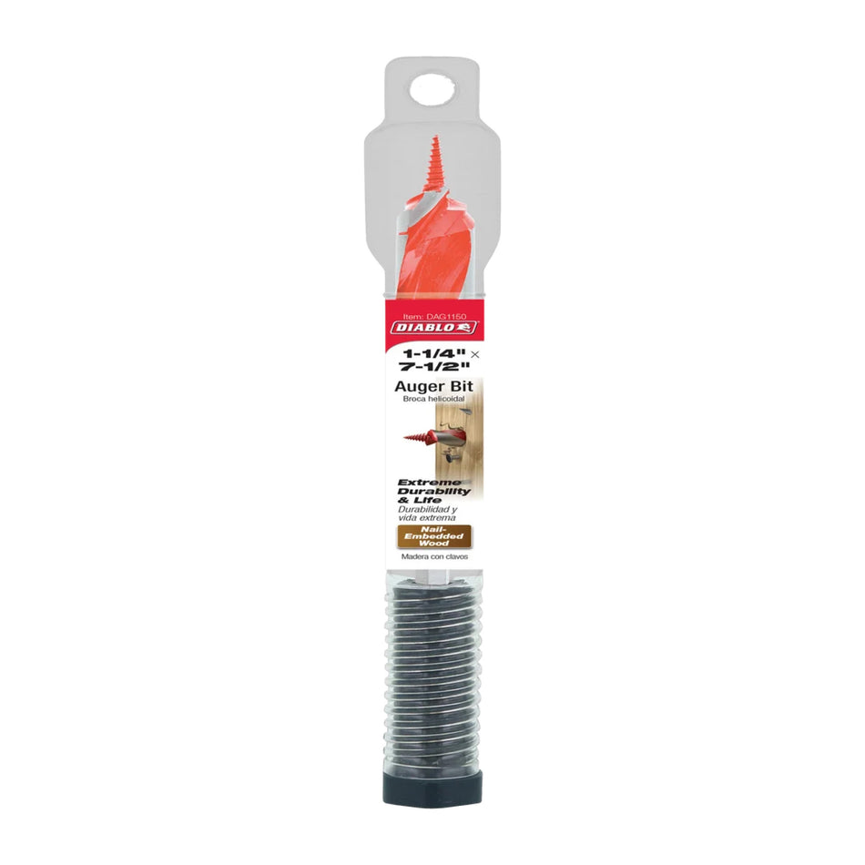 Diablo DAG1150, DB Auger Bit 1-1/4 X 7-1/2