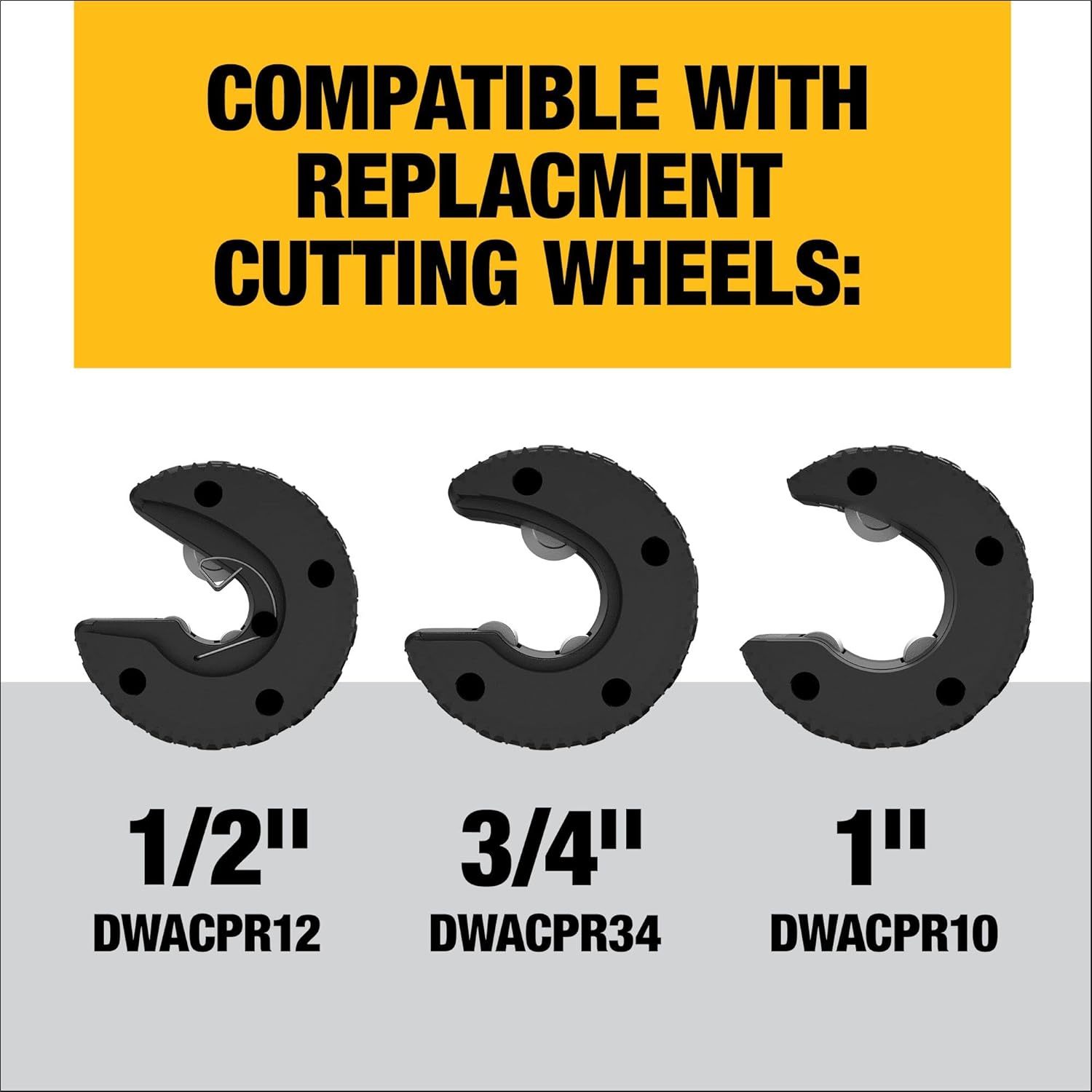 DEWALT DWACPR10, 1'' Copper Cutter with Case
