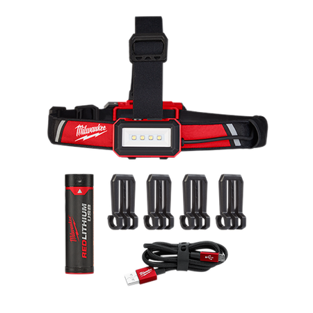 Milwaukee 2115-21, USB Rechargeable Low-Profile Headlamp