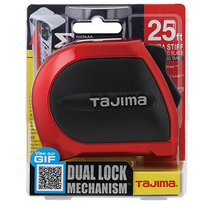 Tajima SS-25BW, SIGMA STOP™, Standard scale 25ft x 1 in strong tape & hook