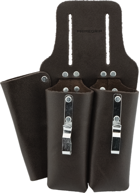 Primeline 43-320, 3-Pocket Oil-Tanned Leather Tool Holder