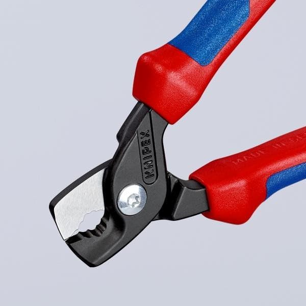 Knipex 95 12 160 SBA, 6 1/4" StepCut Cable Shears