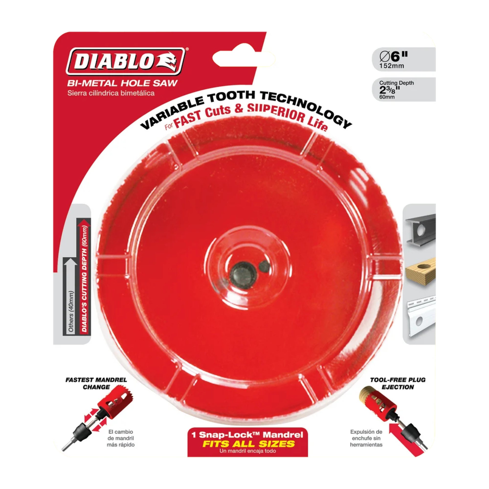 Diablo DHS5000, 5" BiM Hole Saw