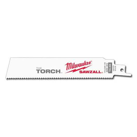 Milwaukee 48-00-8712, 6" 10 TPI The Torch SAWZALL Blades (50/pkg)