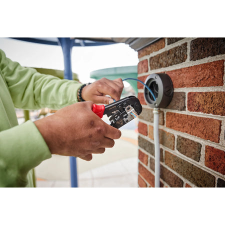 Milwaukee 48-22-3074, Ratcheting Pass-Through Crimper & Stripper