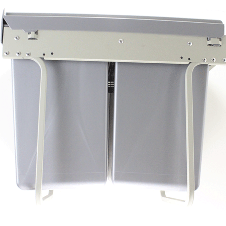 Eurofit WB-602S, Waste Bin Soft Close Door W14"x D20"x H17"