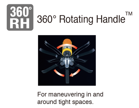 Tajima CNV-100RS, Convoy® RS, ratio switchable high-thrust rotary caulk gun, 310 ml / 1/10 gallon