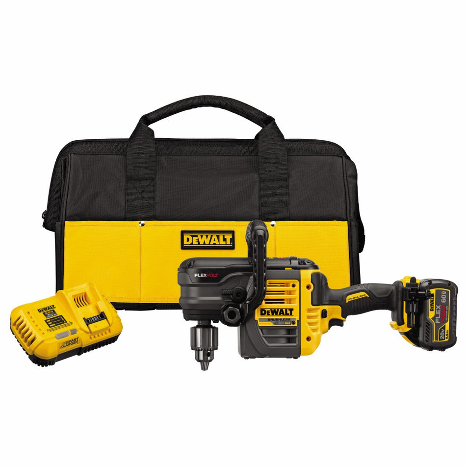 DEWALT DCD460T1, 60V MAX FLEXVOLT VSR Stud and Joist Drill Kit with E-Clutch System (1 Battery)