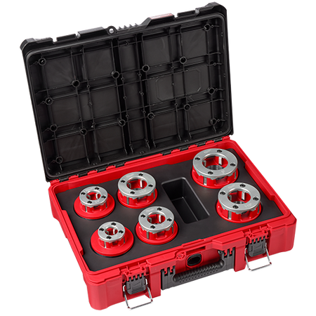 Milwaukee 48-36-1060, 1/2"-2" HIGH SPEED NPT Portable Pipe Threading Forged Aluminum Die Head Kit