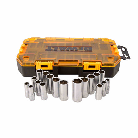 DEWALT DWMT73812, 20 Piece 3/8'' Drive Deep Combination Socket Set