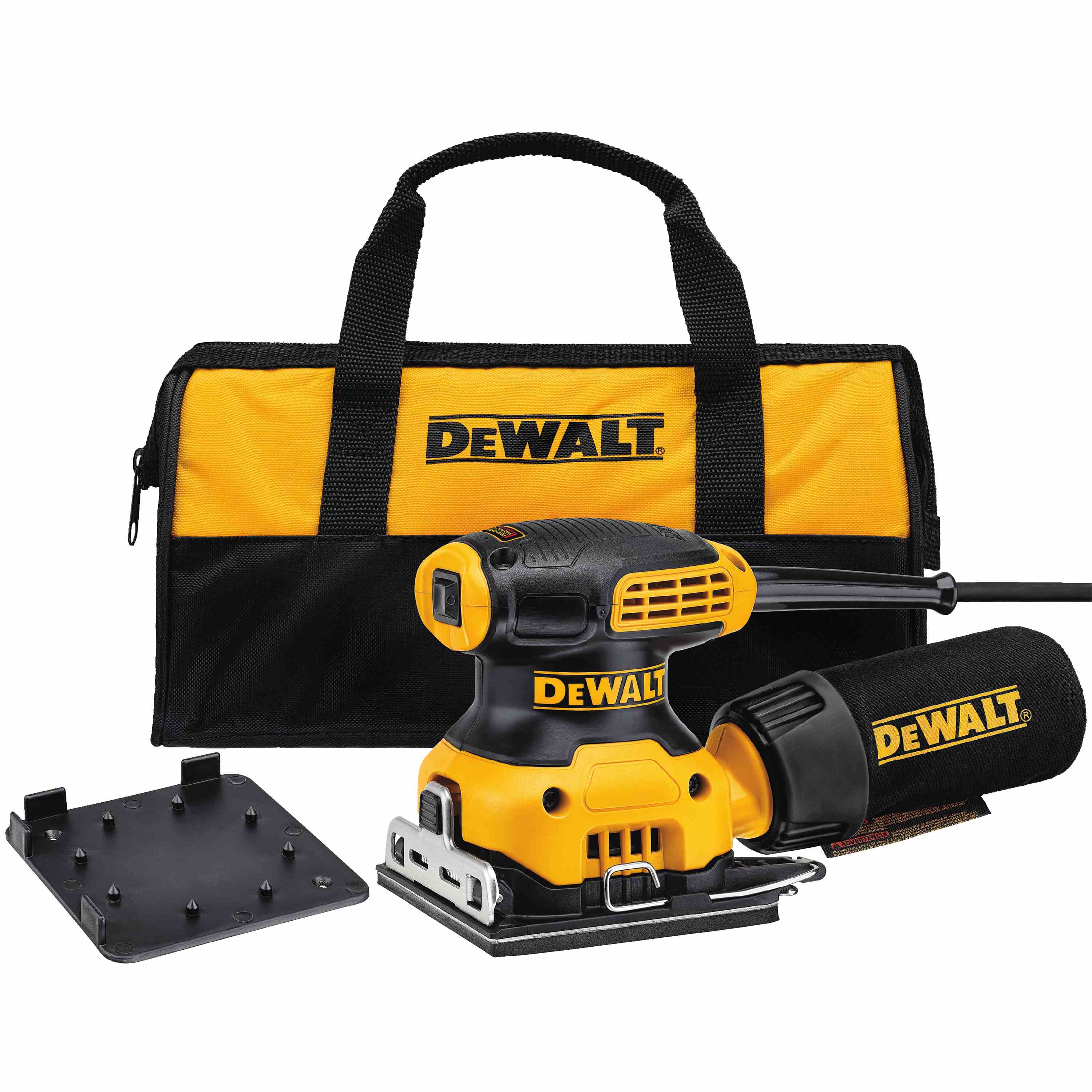 DEWALT DWE6411K, 1/4 Sheet Palm Grip Sander Kit