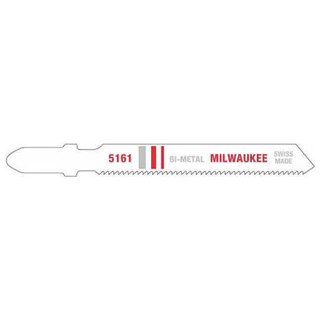 Milwaukee 48-42-5161, 3" 24 TPI Bi-Metal Jig Saw Blade (5/pkg)