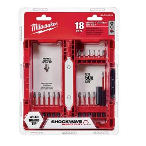 Milwaukee 36-Pc. SHOCKWAVE Impact Duty Socket Set with Packout Organizer,  3/8in. Drive, SAE/Metric, Model# 49-66-6805