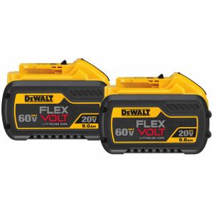 DeWALT DCB609-2, 20V/60V MAX FLEXVOLT Twin Battery (9.0Ah)
